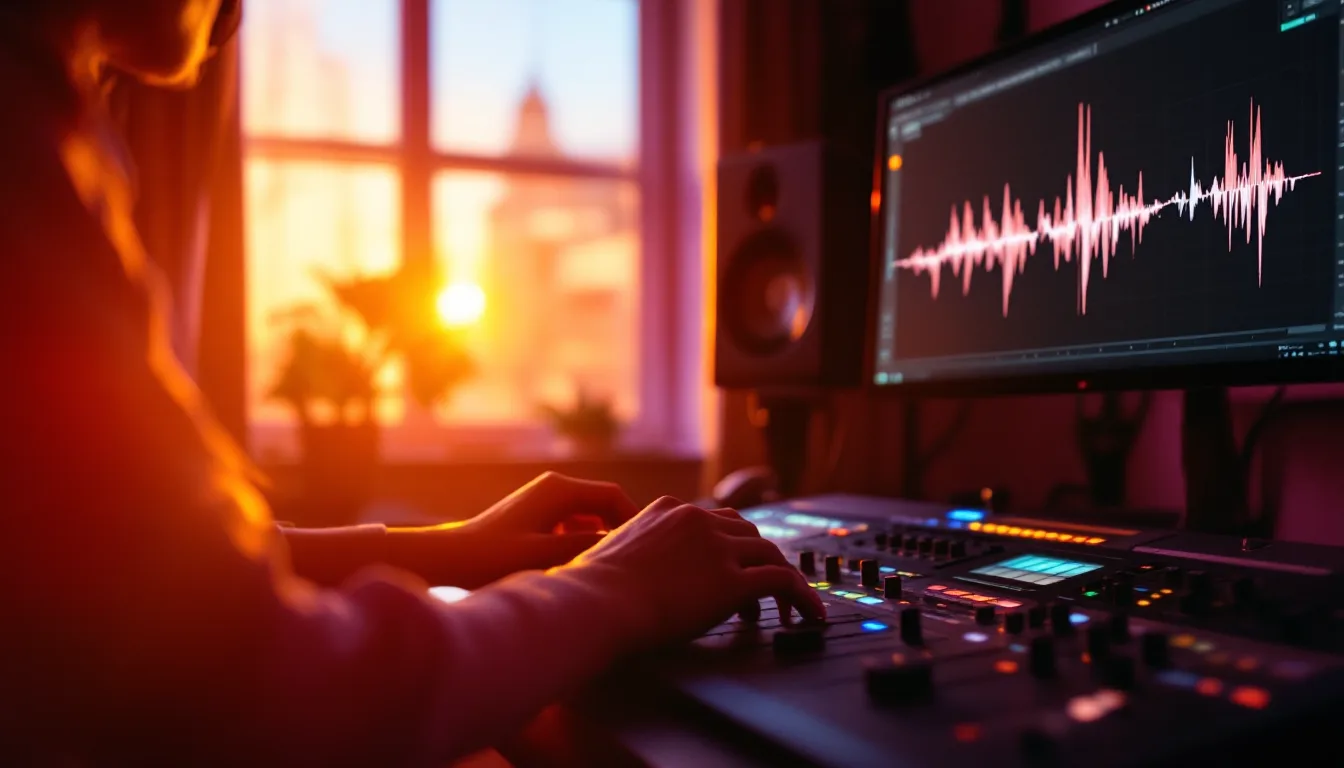 Editing a multitrack session on the console