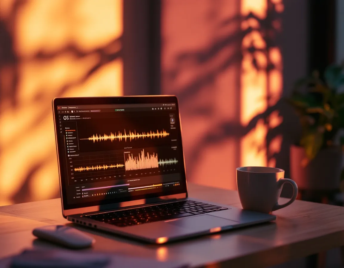 An audiogram exported for social